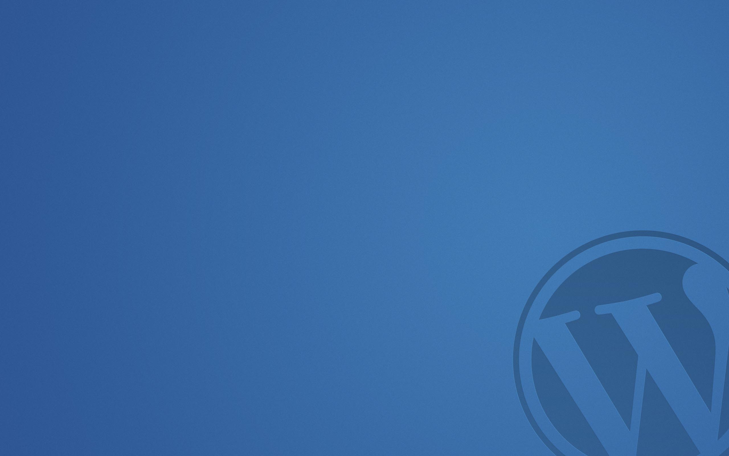 Wordpress Logo Wallpaper Background 62784 2560x1600px
