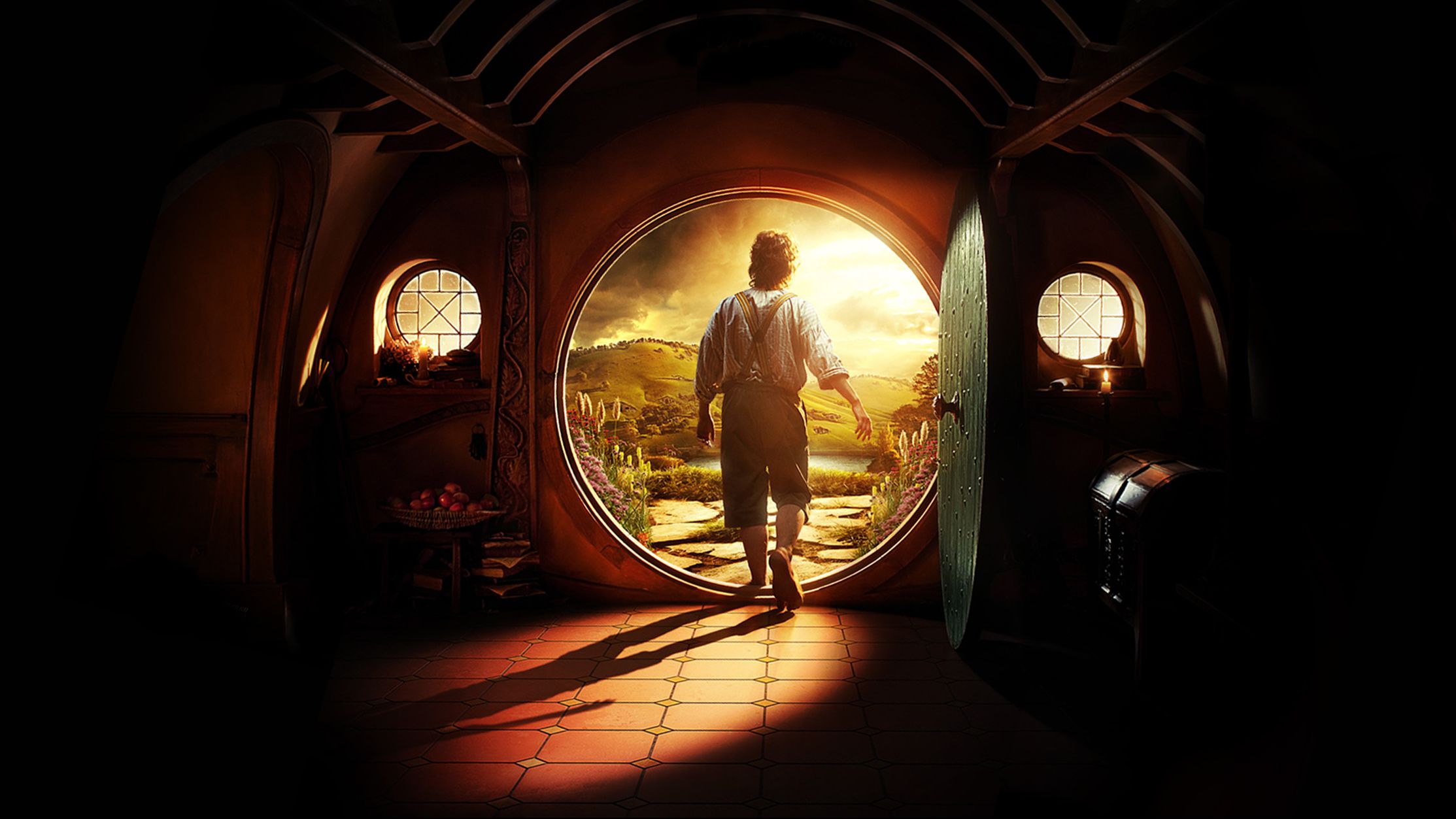 3840x2160 the hobbit bag end the shire the lord