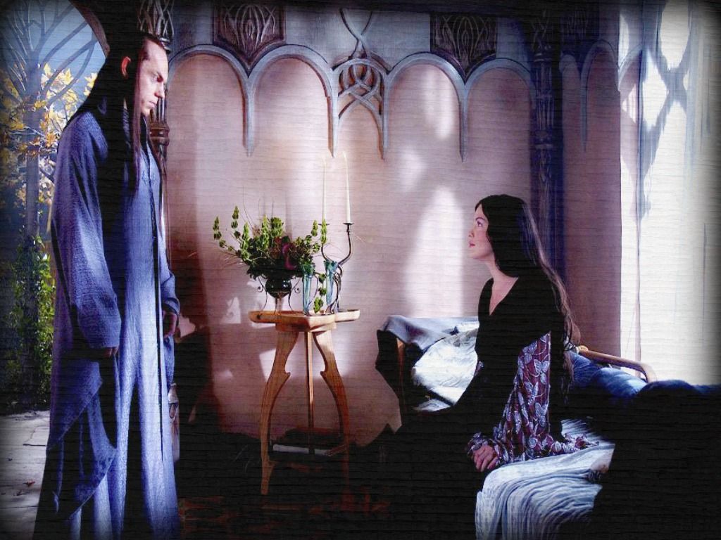 Middle Earth And Beyond Wallpaper: Elrond And Arwen