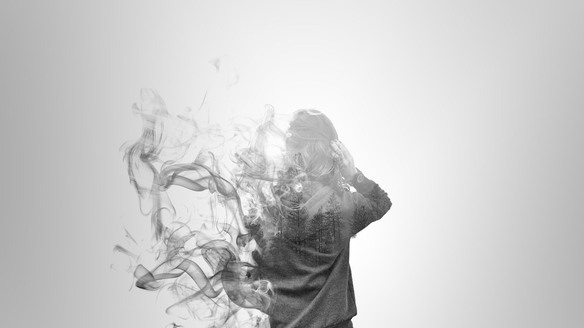 First Time Trying Out Double Exposure Smoke Dispersion