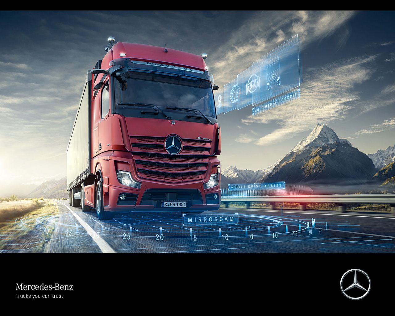 The new Actros: Multimedia