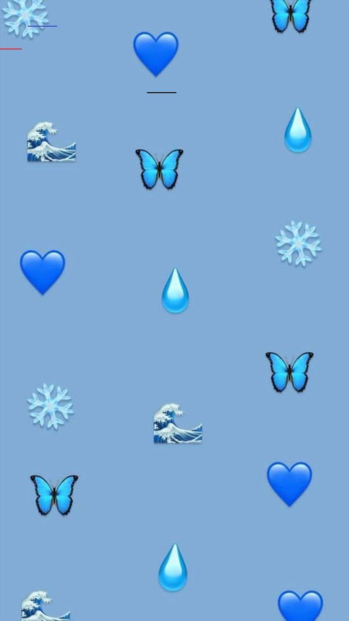 Blue Emoji Wallpapers  Wallpaper Cave