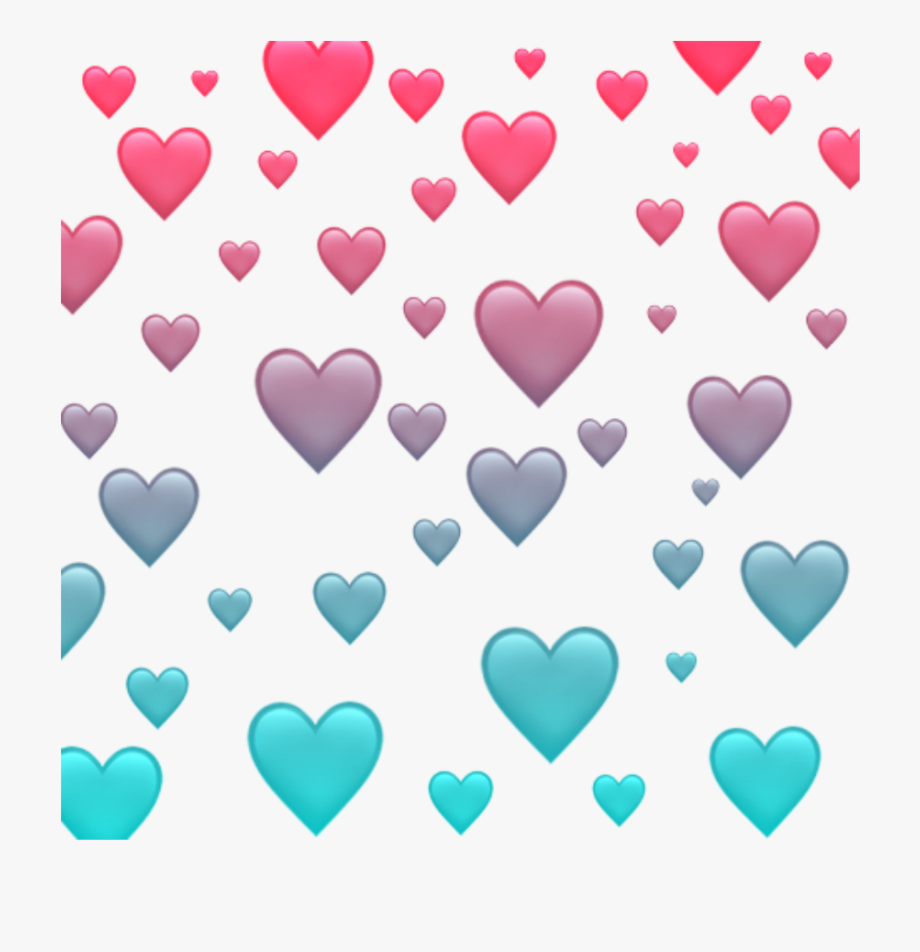 pastel #pastelblue #pastelpink #pink #blue #heart Heart Emoji Background, Transparent Cartoon, Free Clipart & Silhouettes