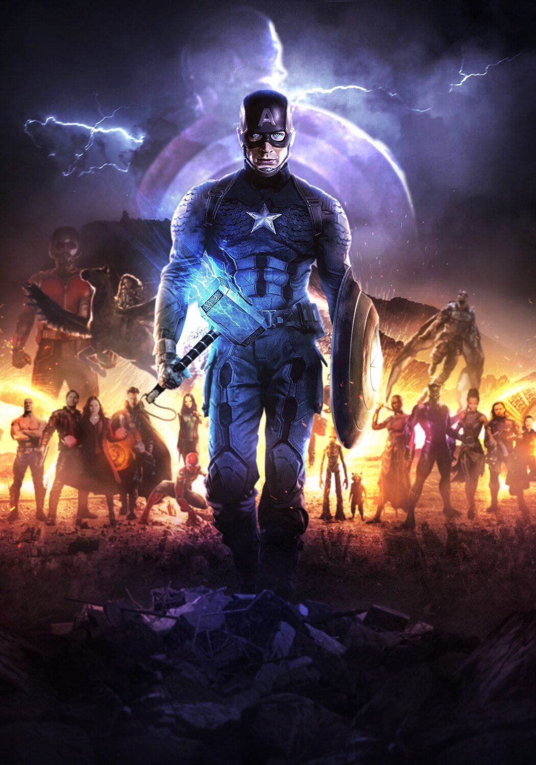 Avengers Endgame Captain America Wallpaper