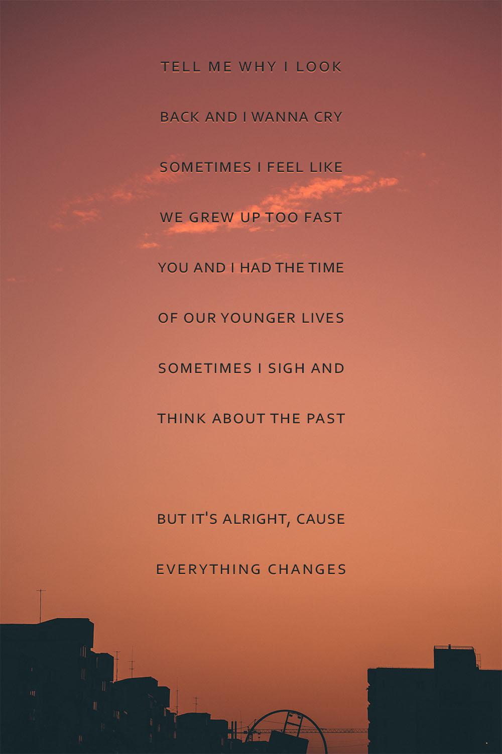 Here's a phone wallpaper I made with the lyrics of Firebird