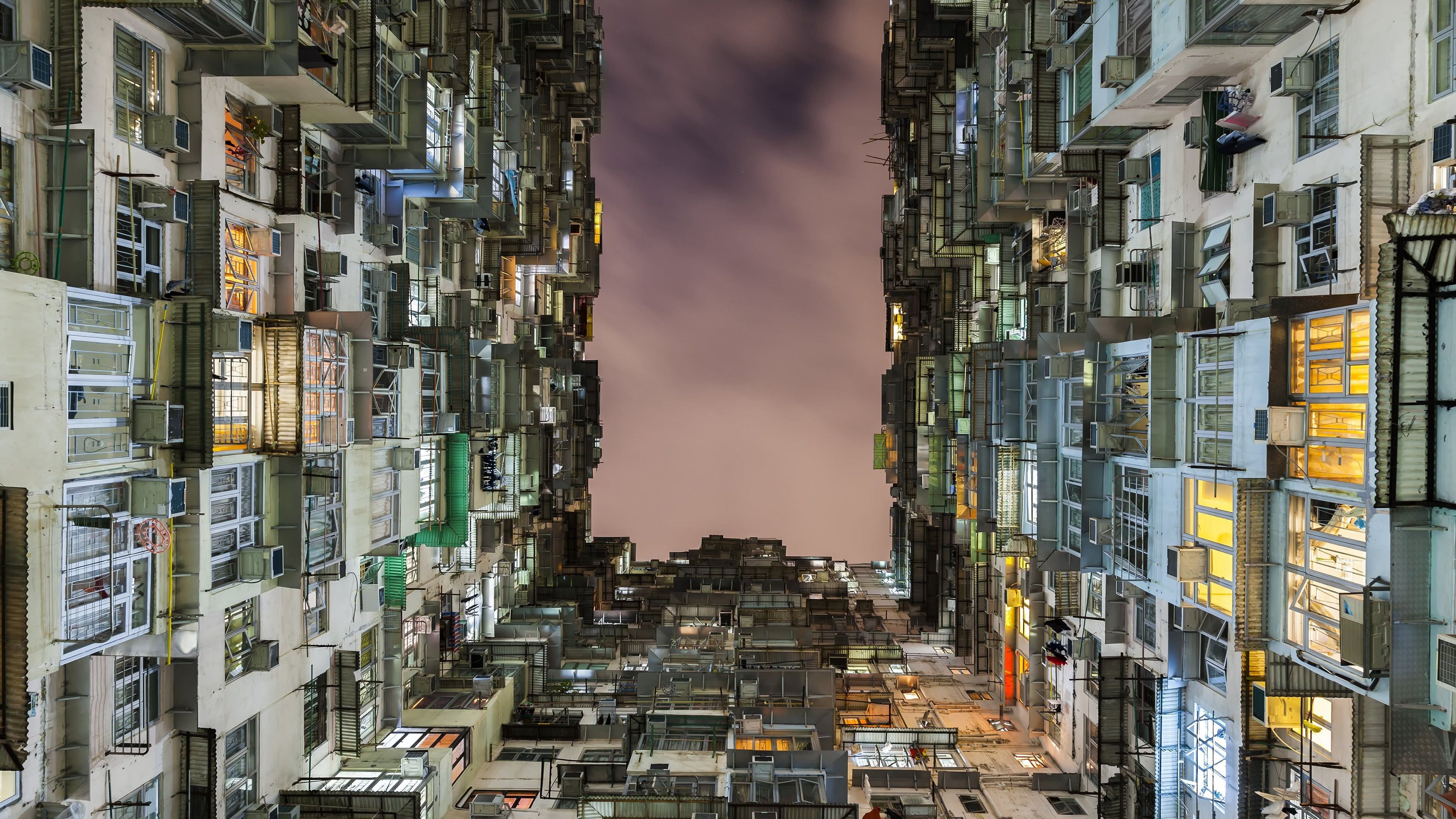 Living In A Box Condos Hong Kong China UHD 4K Wallpaper