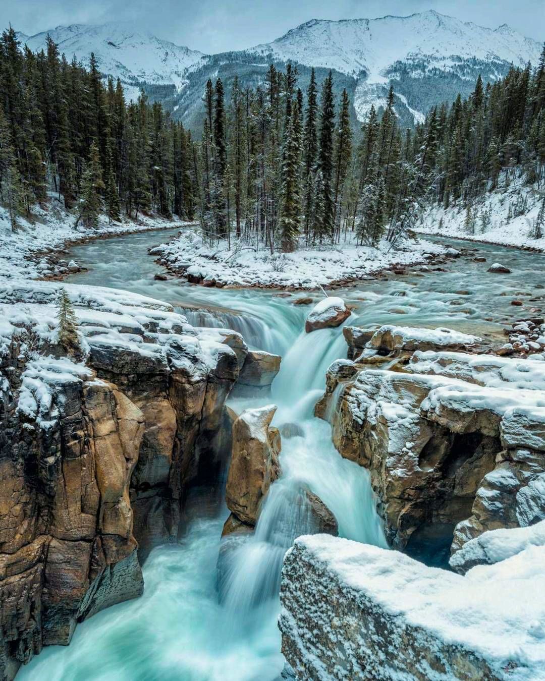 Sunwapta Falls (Jasper, Alberta) by Mark Jinks (
