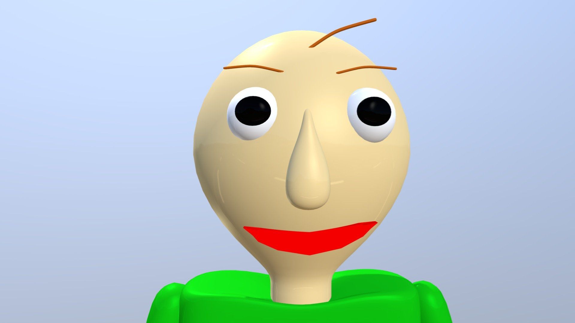 Baldis basics model Free 3D model