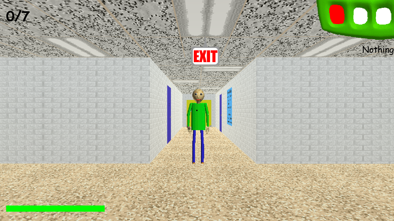 Learn Math and the Meaning of Fear in Baldi's Basics
