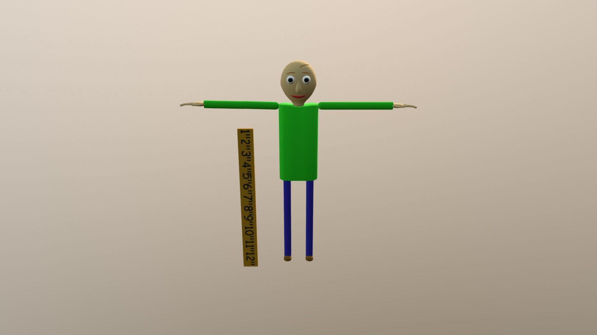 Baldi Free 3D model