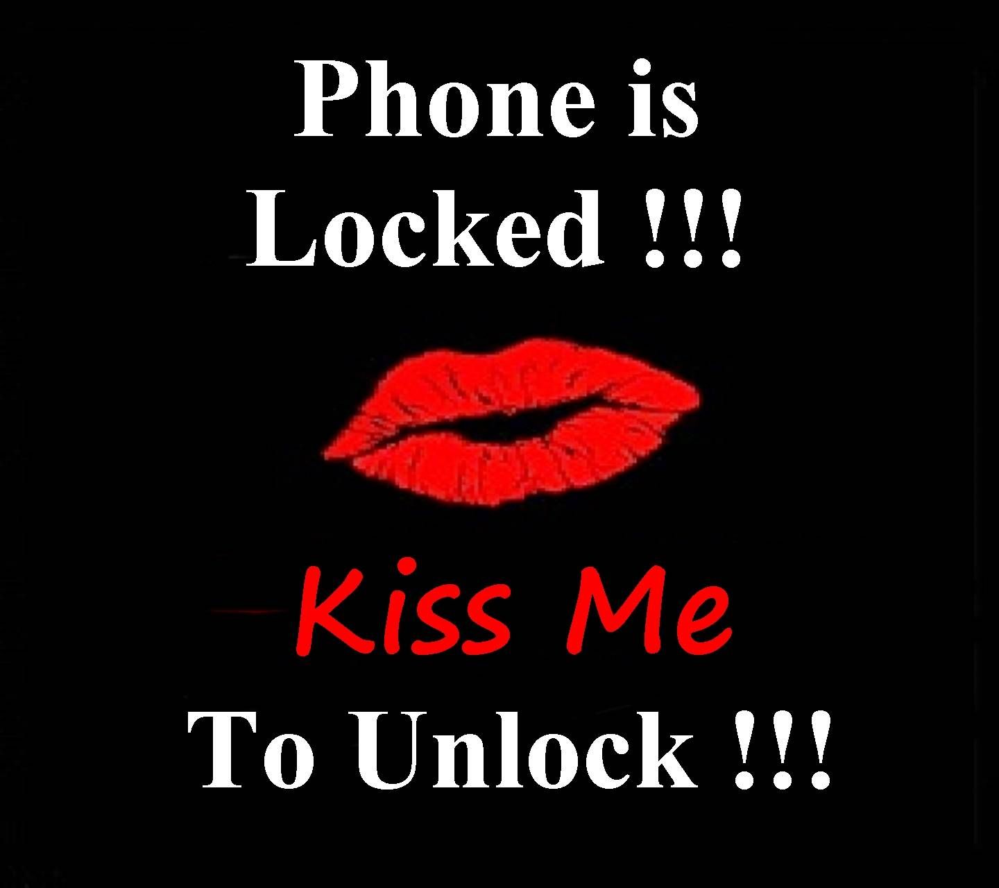 Kiss me to unlock Wallpaper by ZEDGE™