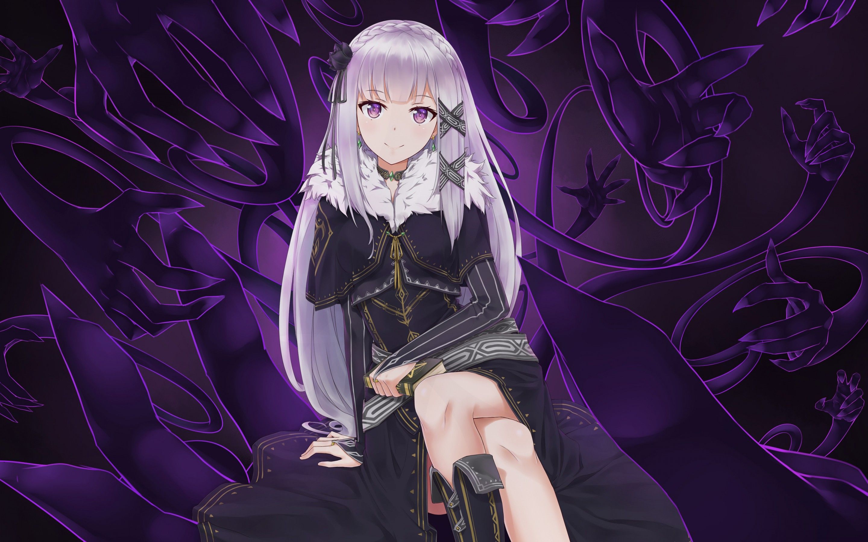 Emilia Re Zero Wallpapers Wallpaper Cave