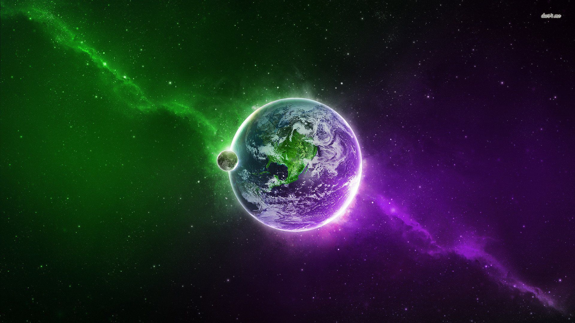 Green And Purple Wallpaper Free Green And Purple