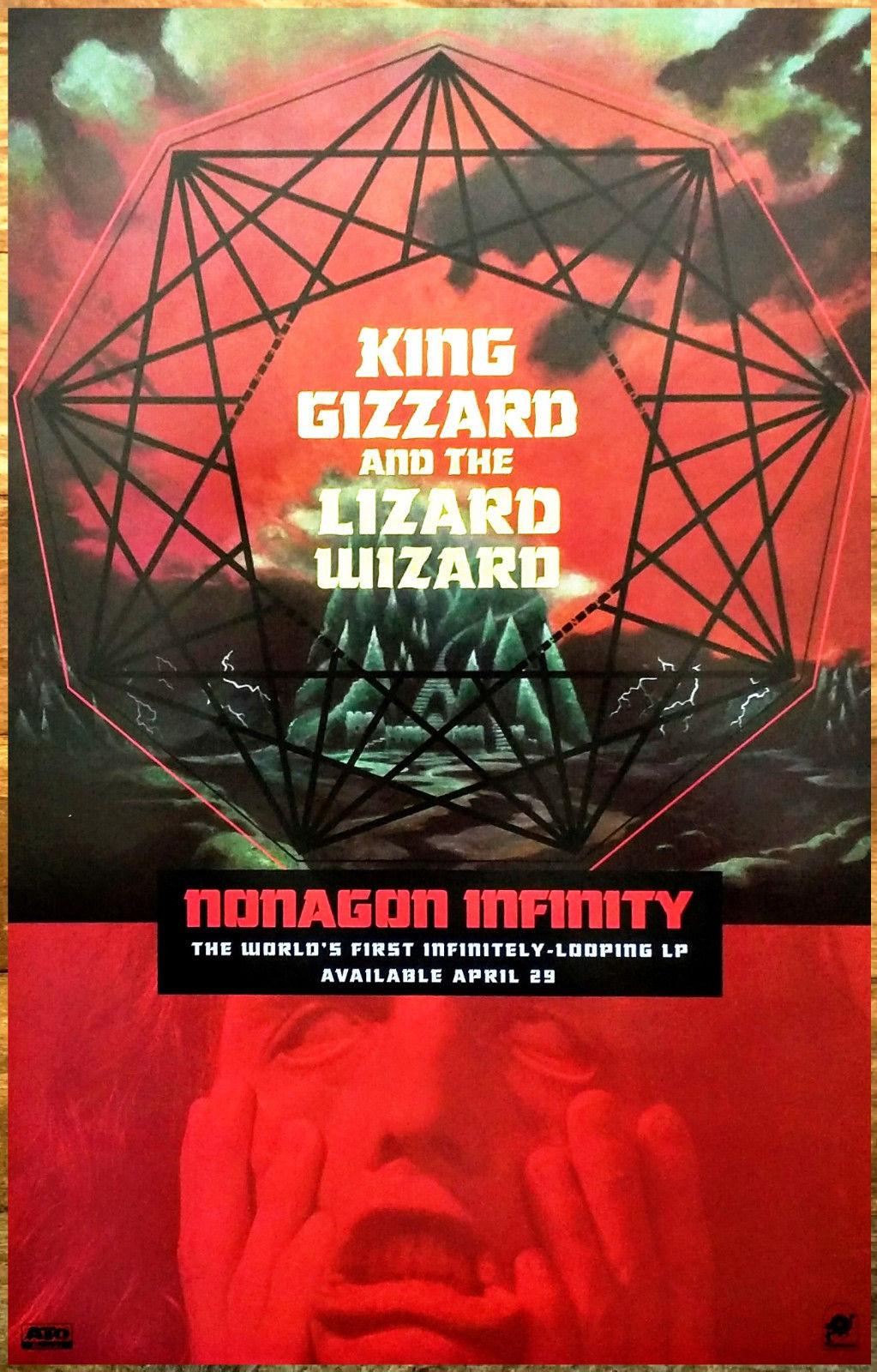 KING GIZZARD & THE LIZARD WIZARD Art Silk Poster 24x36inch