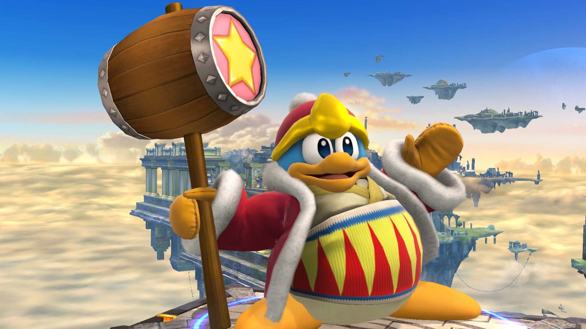 Kirby Wallpaper Dump Dedede Hammer Smash 4