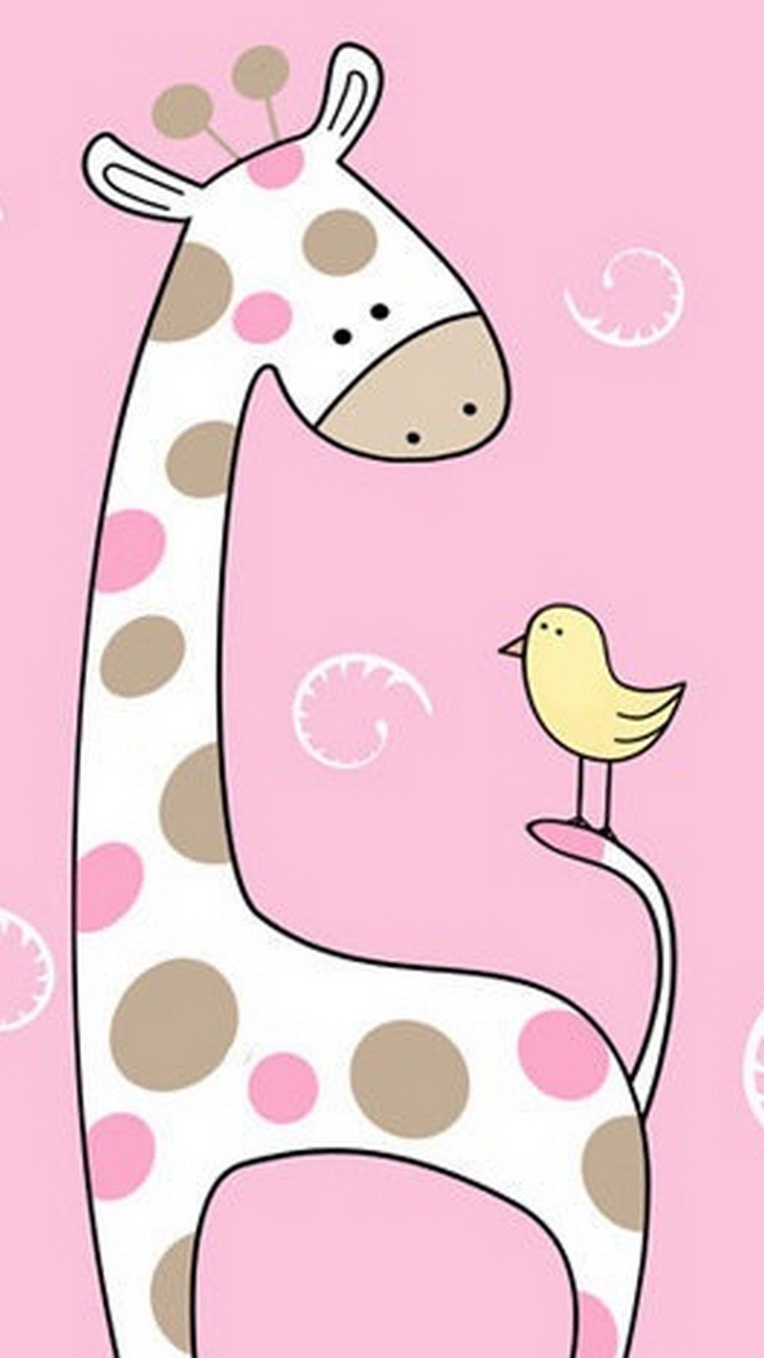 Cute iPhone Wallpaper Giraffe. Best HD Wallpaper. Papeis de