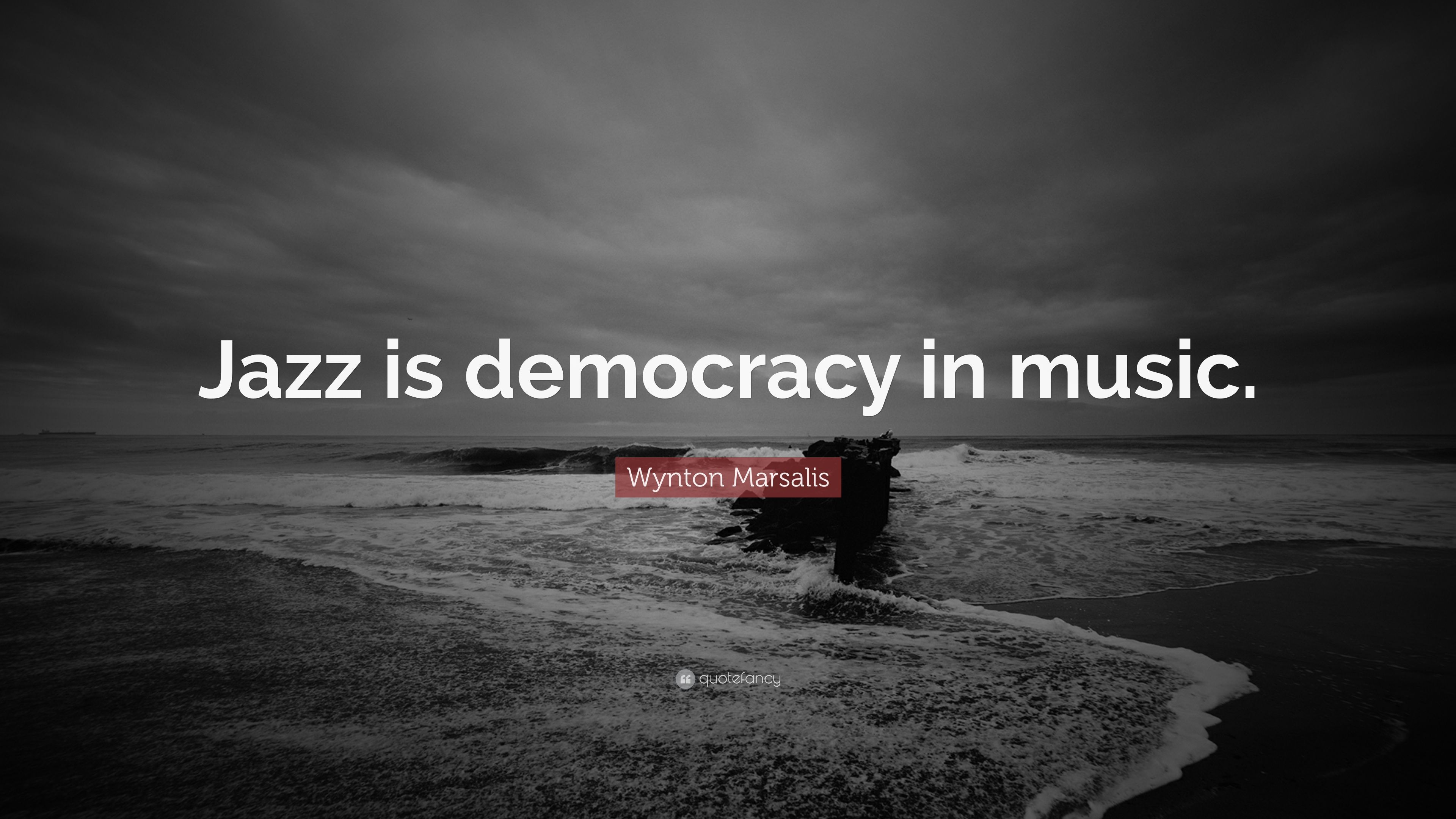 Wynton Marsalis Quote: “Jazz is democracy in music.” 9 wallpaper