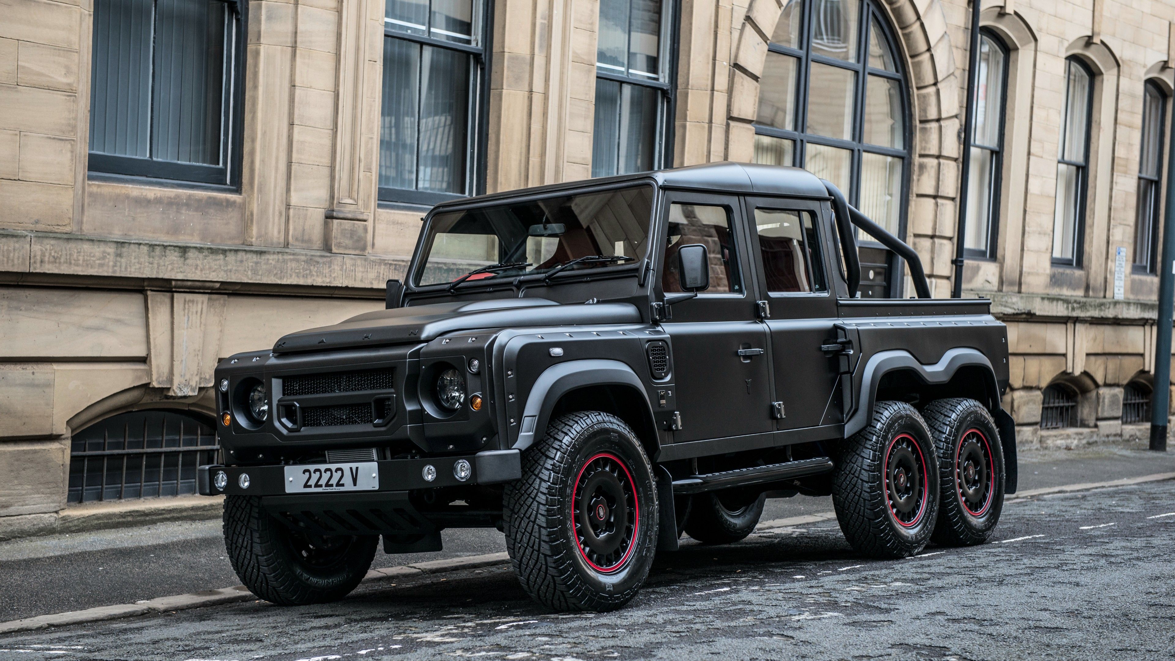 Wallpaper Project Kahn Flying Huntsman 110 6x6, Double Cab, Pickup