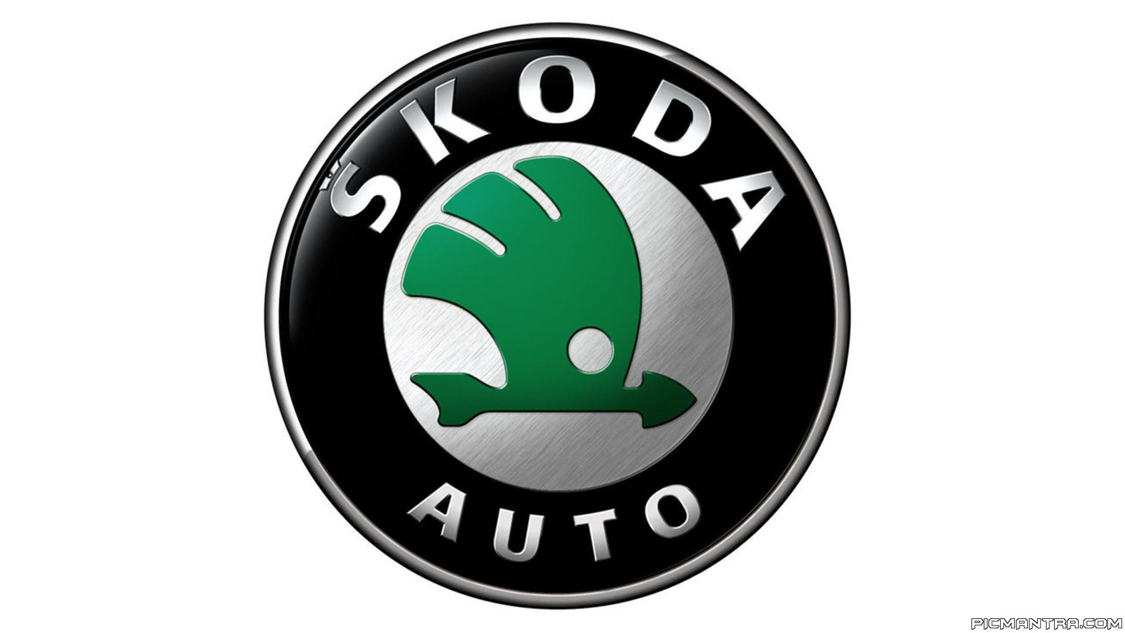 skoda logo HD wallpaper