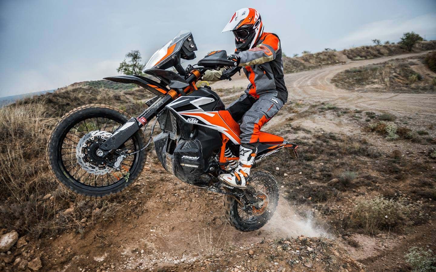 The KTM 790 Adventure R Prototype in Action & Rubber