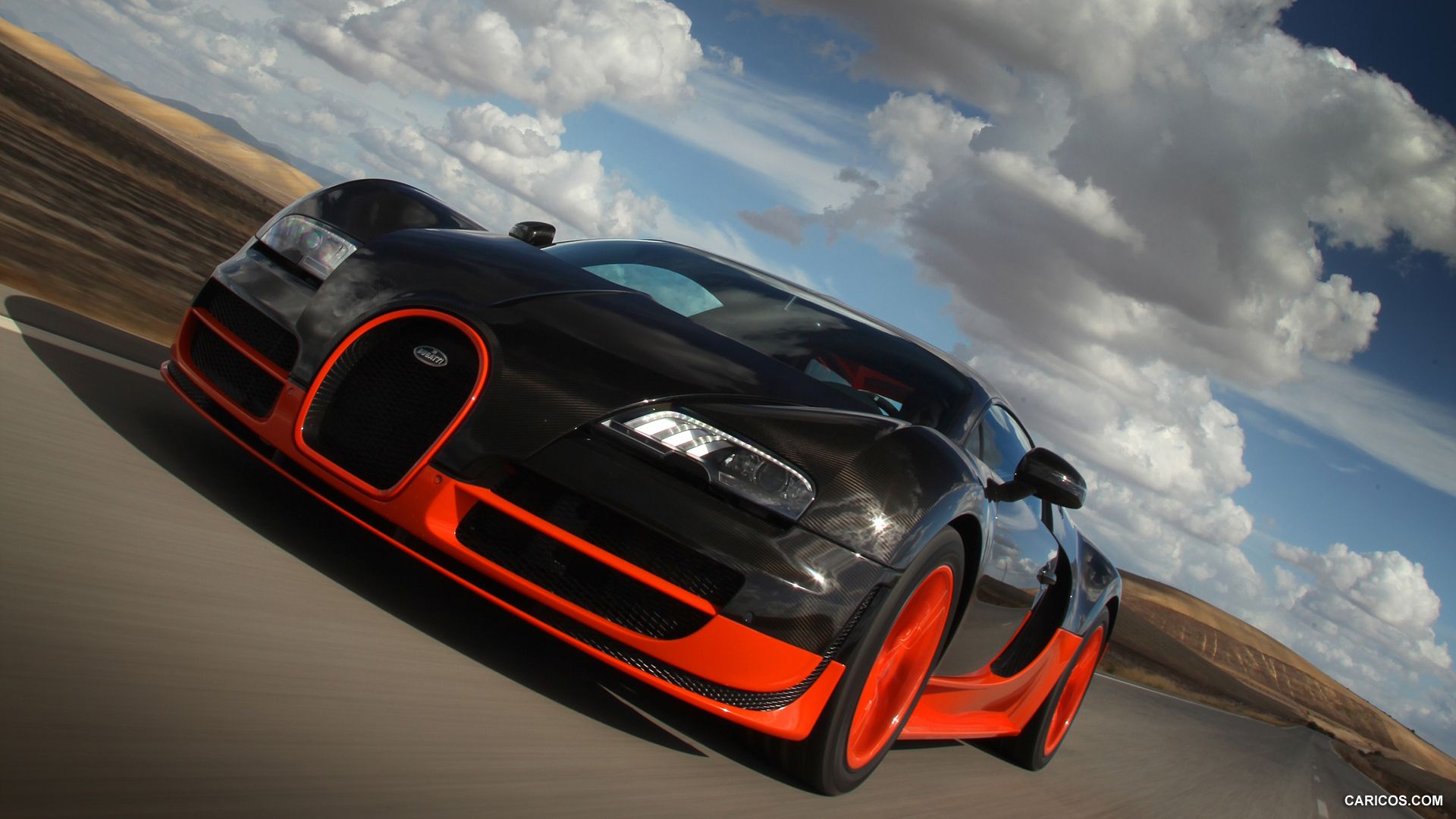 Bugatti Veyron Super Sport & Black. HD Wallpaper