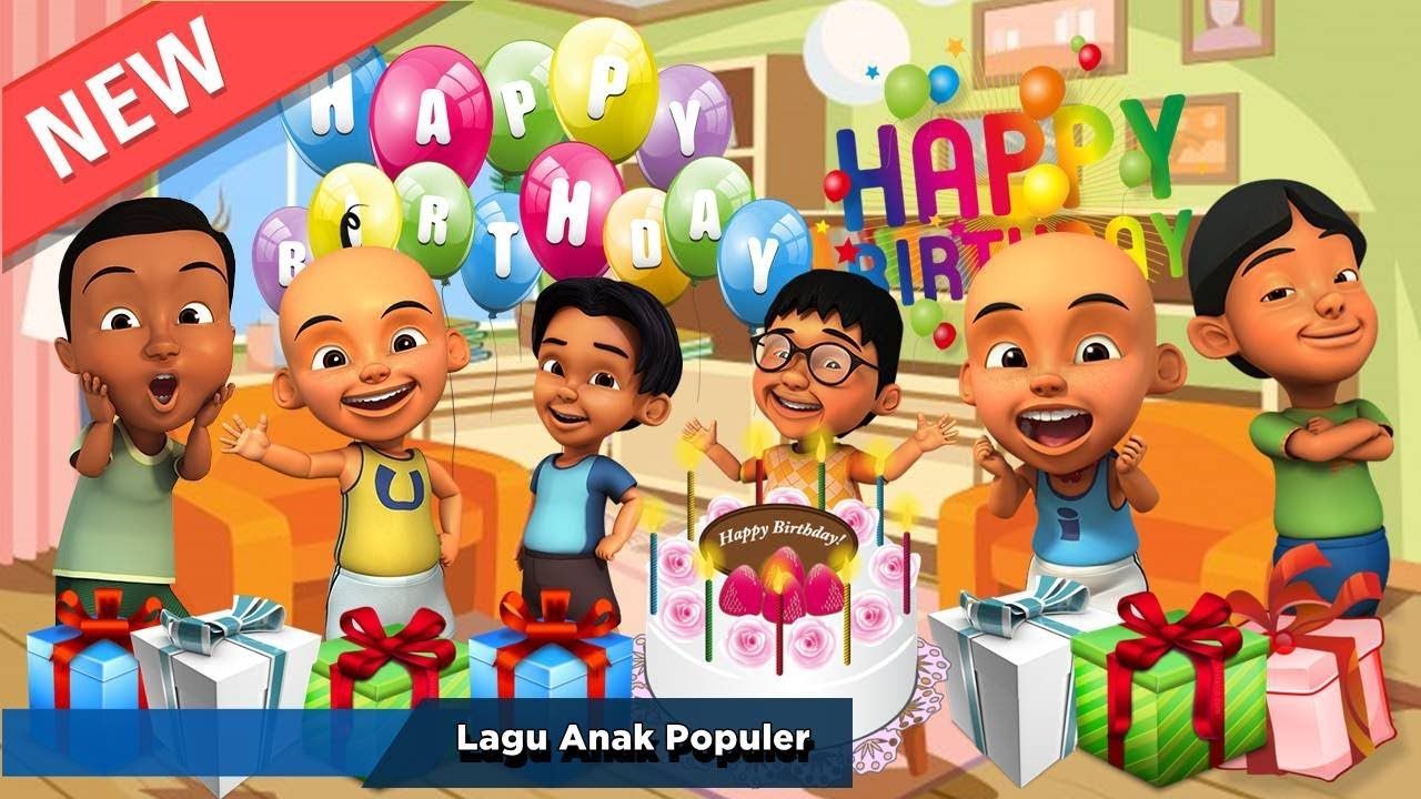 Happy Birthday Song for Kids with Upin Ipin & Friends