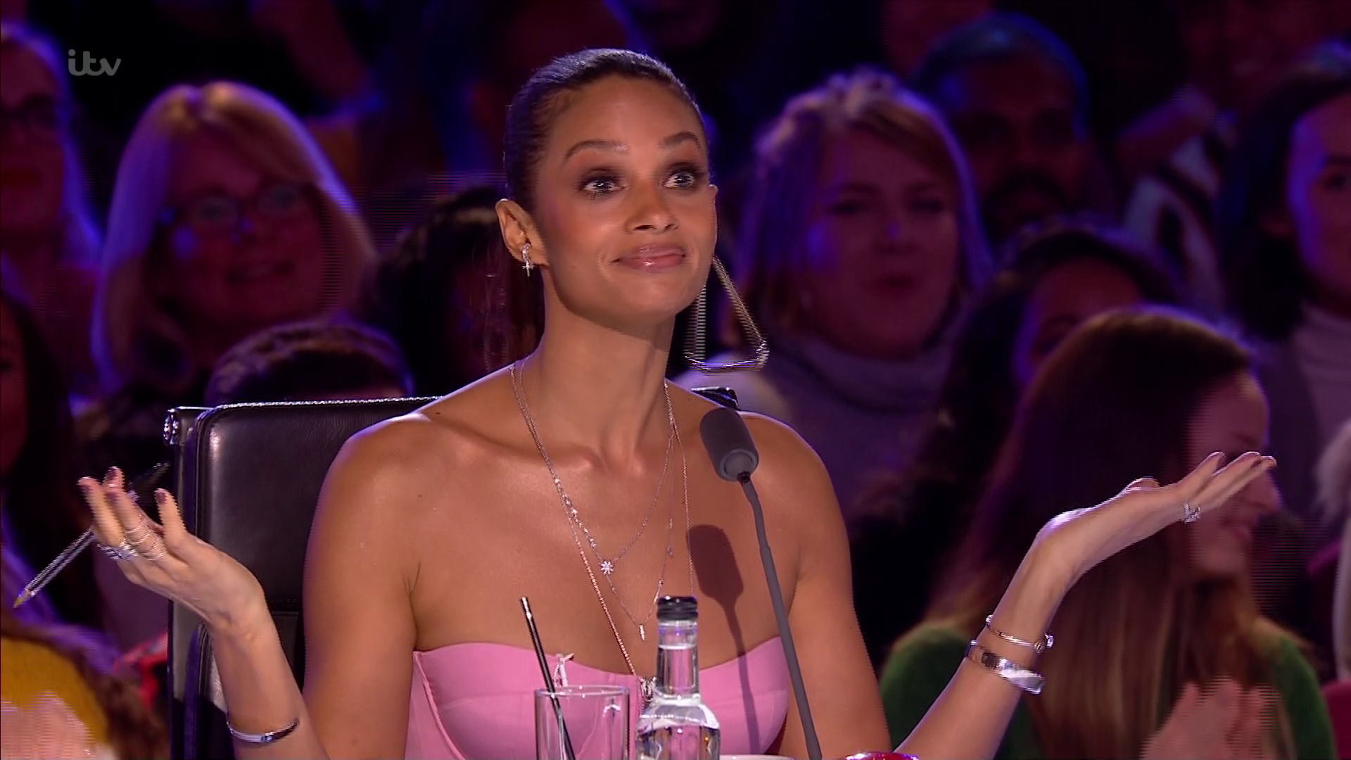 Alesha Dixon baffles Britain's Got Talent fans by wearing just one