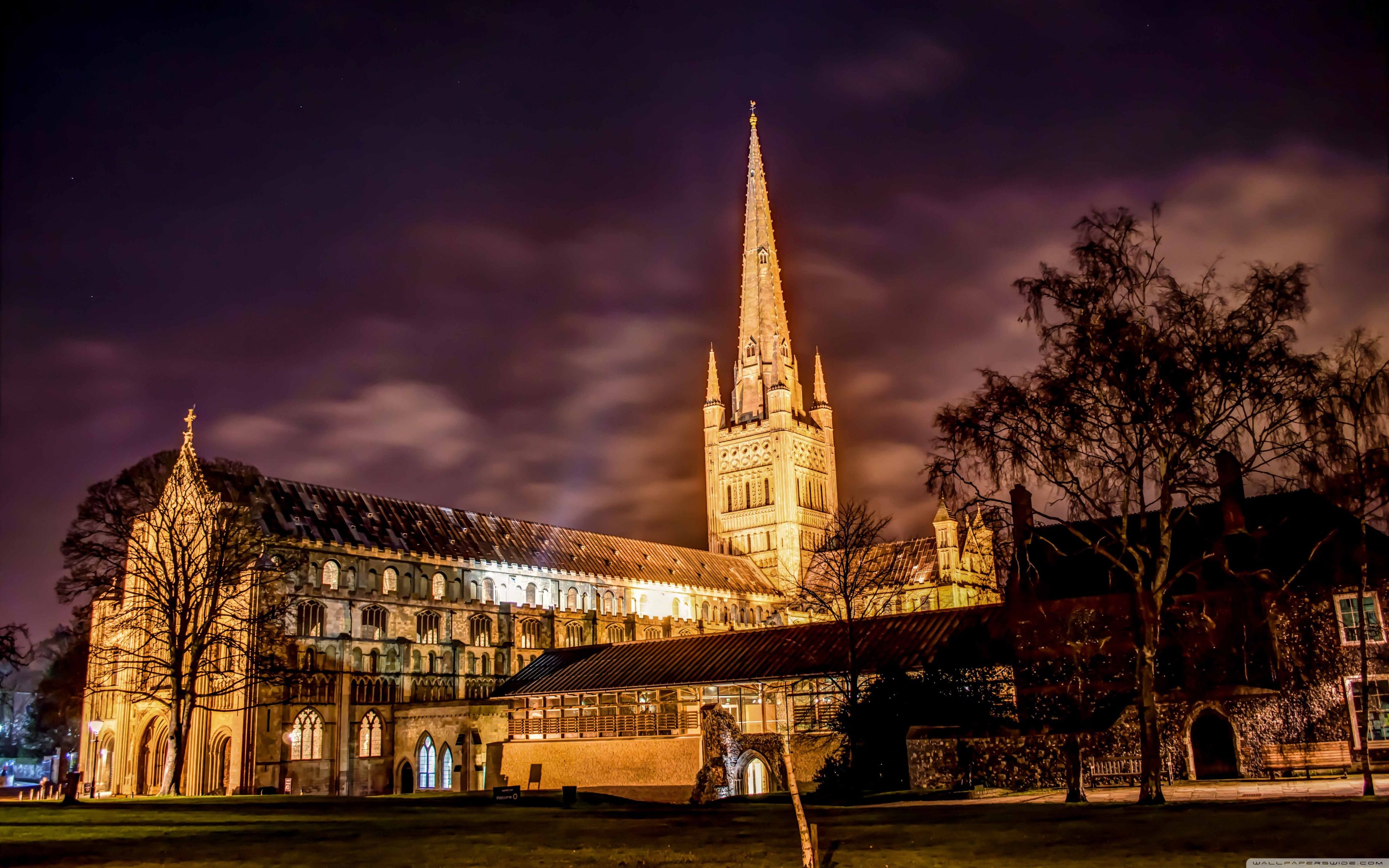 Norwich Cathedral Ultra HD Desktop Background Wallpaper for 4K UHD