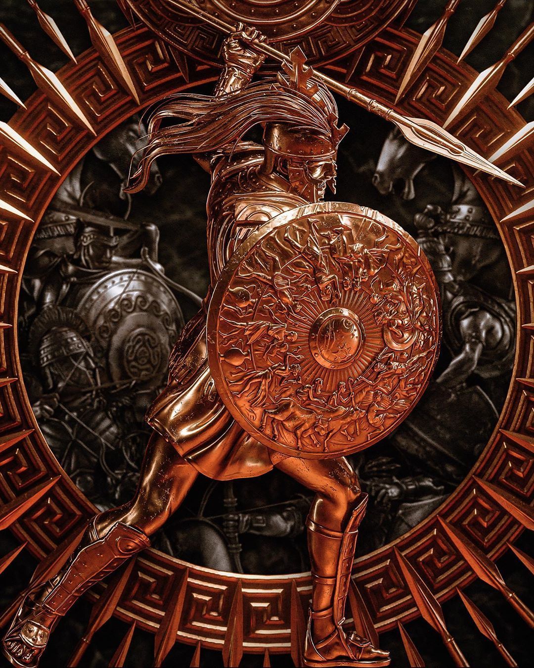 trojan warrior wallpaper