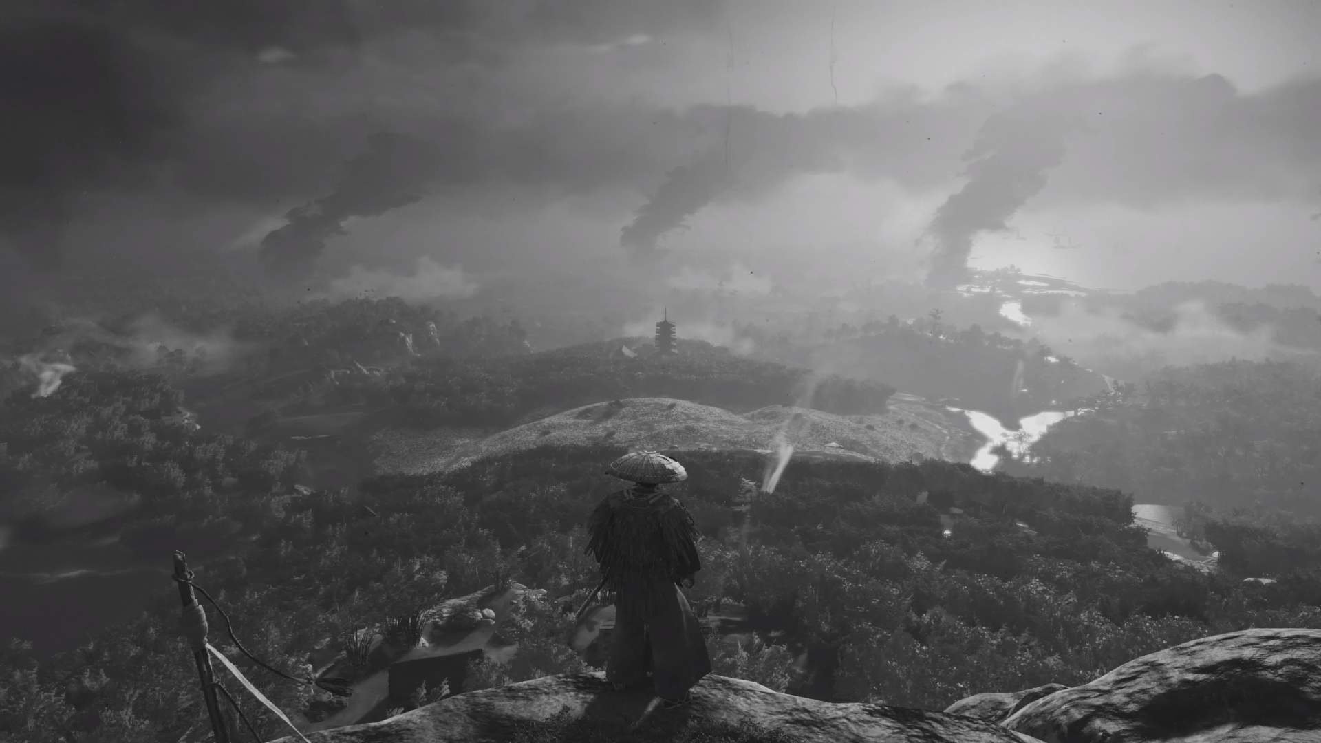 Ghost of Tsushima's Monochrome Filter Pays Homage to Classic