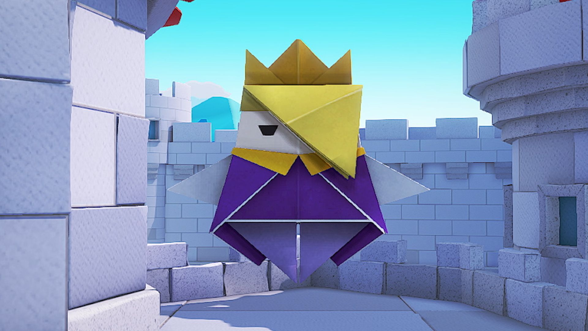 super mario origami king