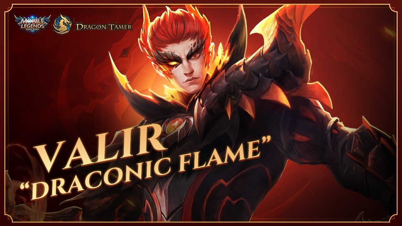 Valir Dragon Tamer Series New Skin. Draconic Flame. Mobile Legends: Bang Bang