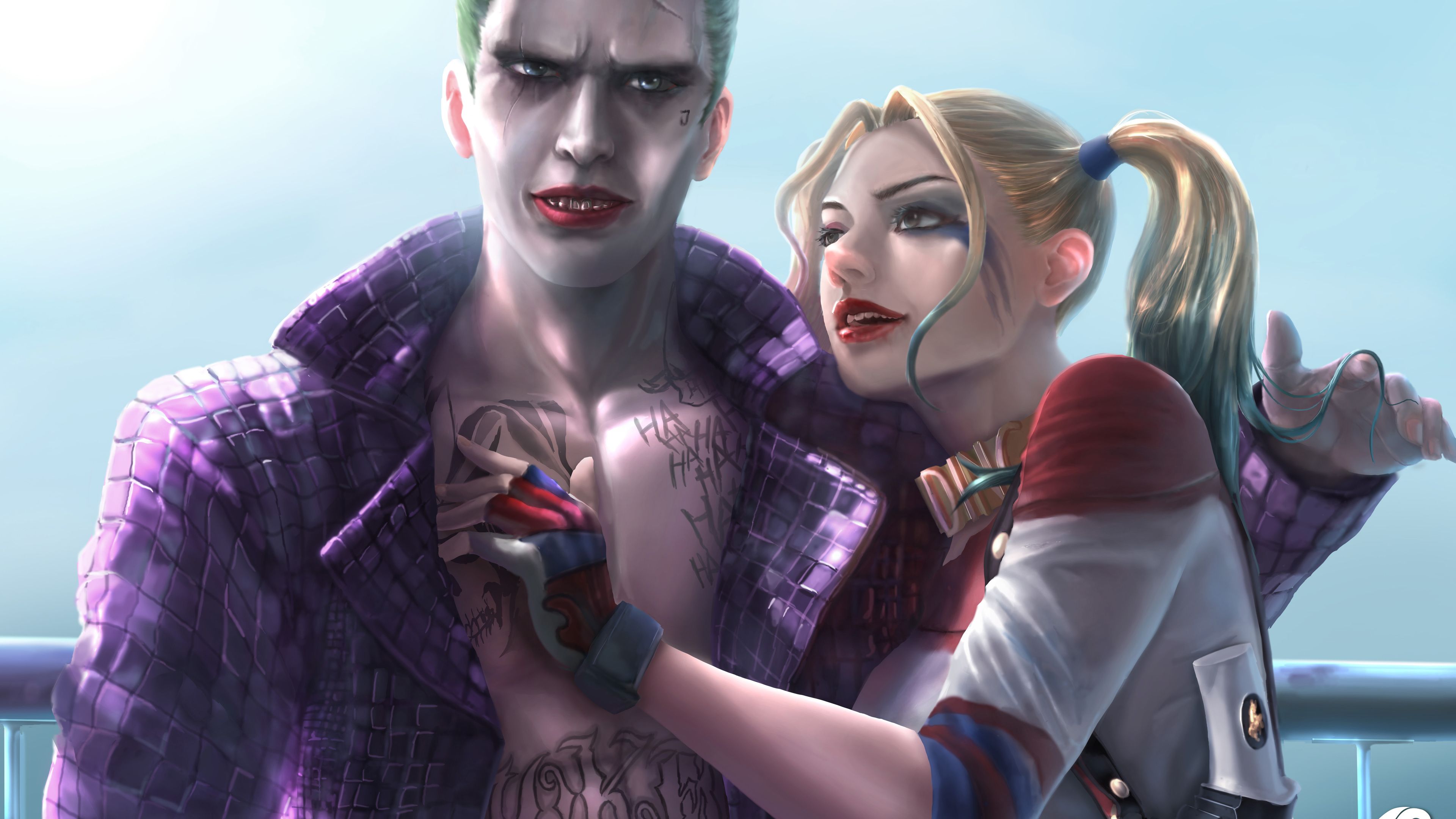 Harley Quinn And Joker Playing Games Wallpapers - Wallpaper Cave.