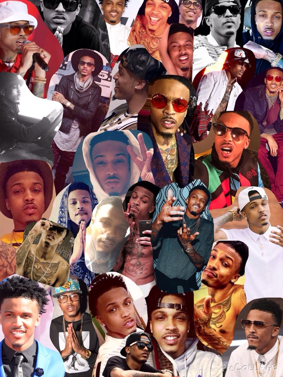 collage i made. August alsina wallpaper, August alsina picture