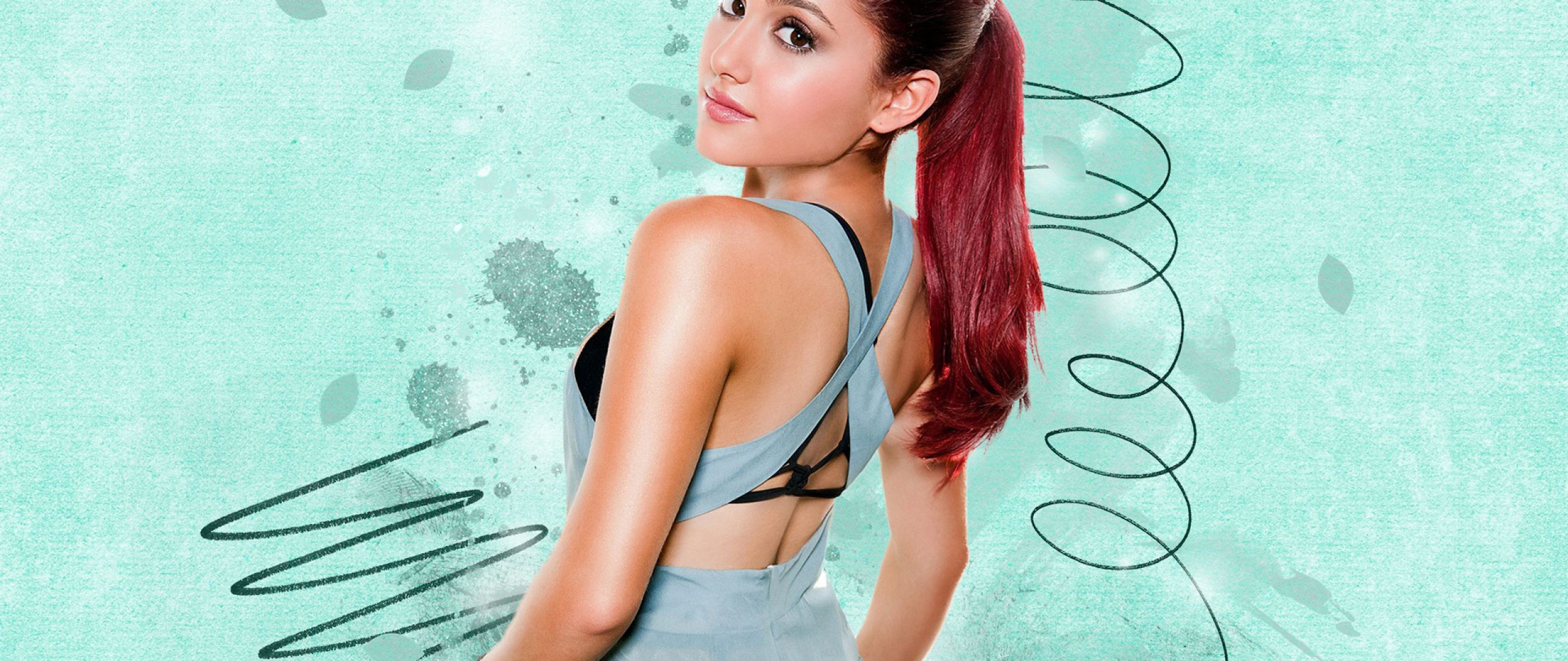 Ariana Grande abstract wallpaper 2560x1080 Resolution
