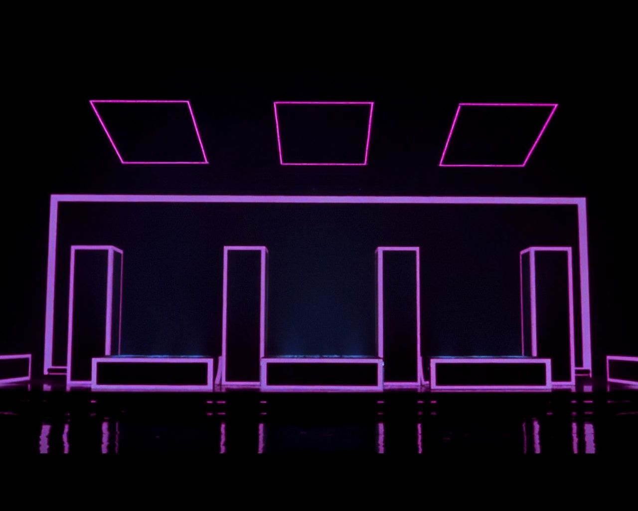 Free download 1920x1080 The 1975 UGH empty stage lo Musica in 2019