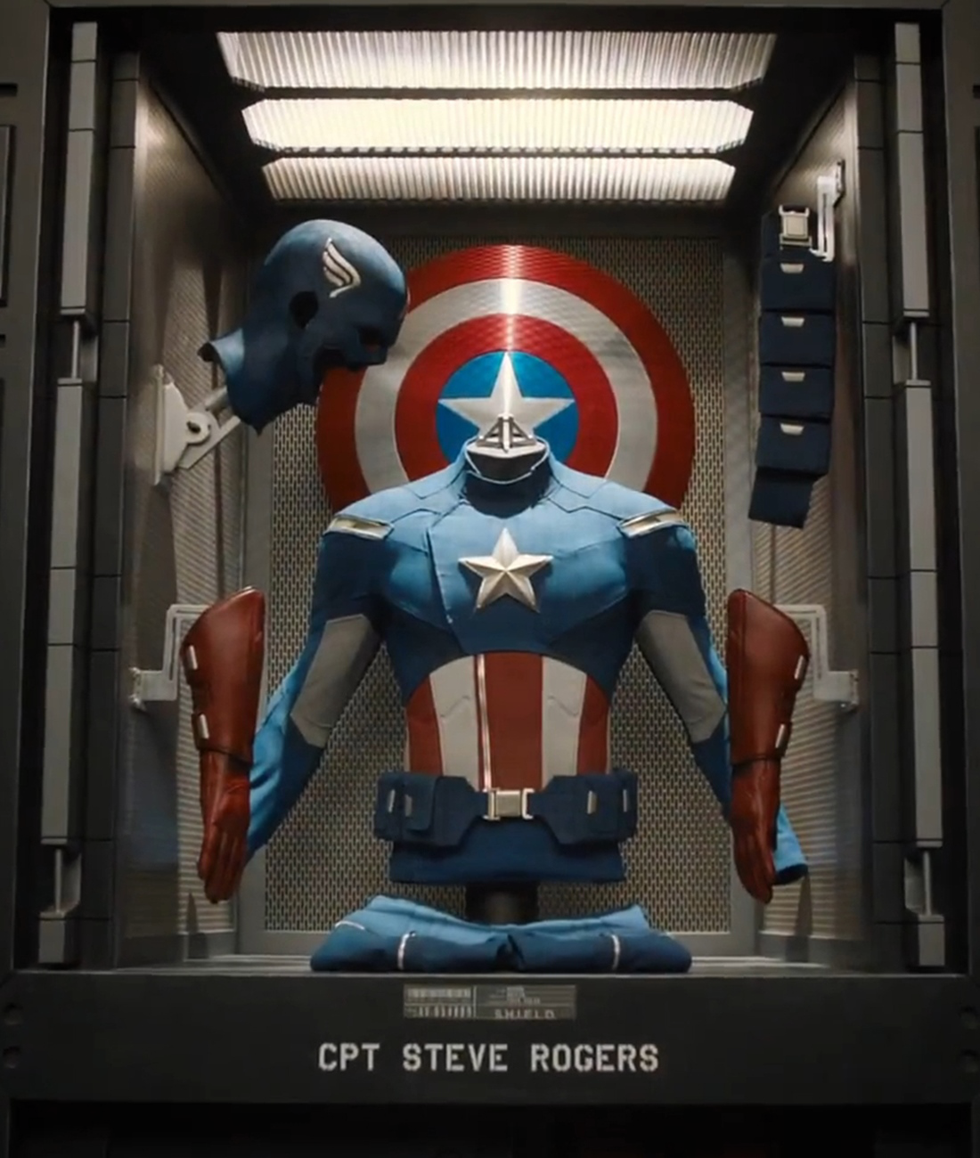Captain America's Uniform. Marvel Cinematic Universe