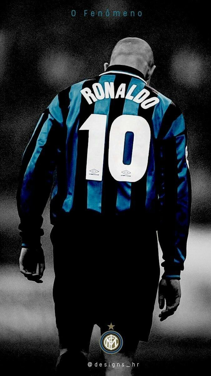 Ronaldo Inter Milan. Fotografía de fútbol, Leyendas de futbol