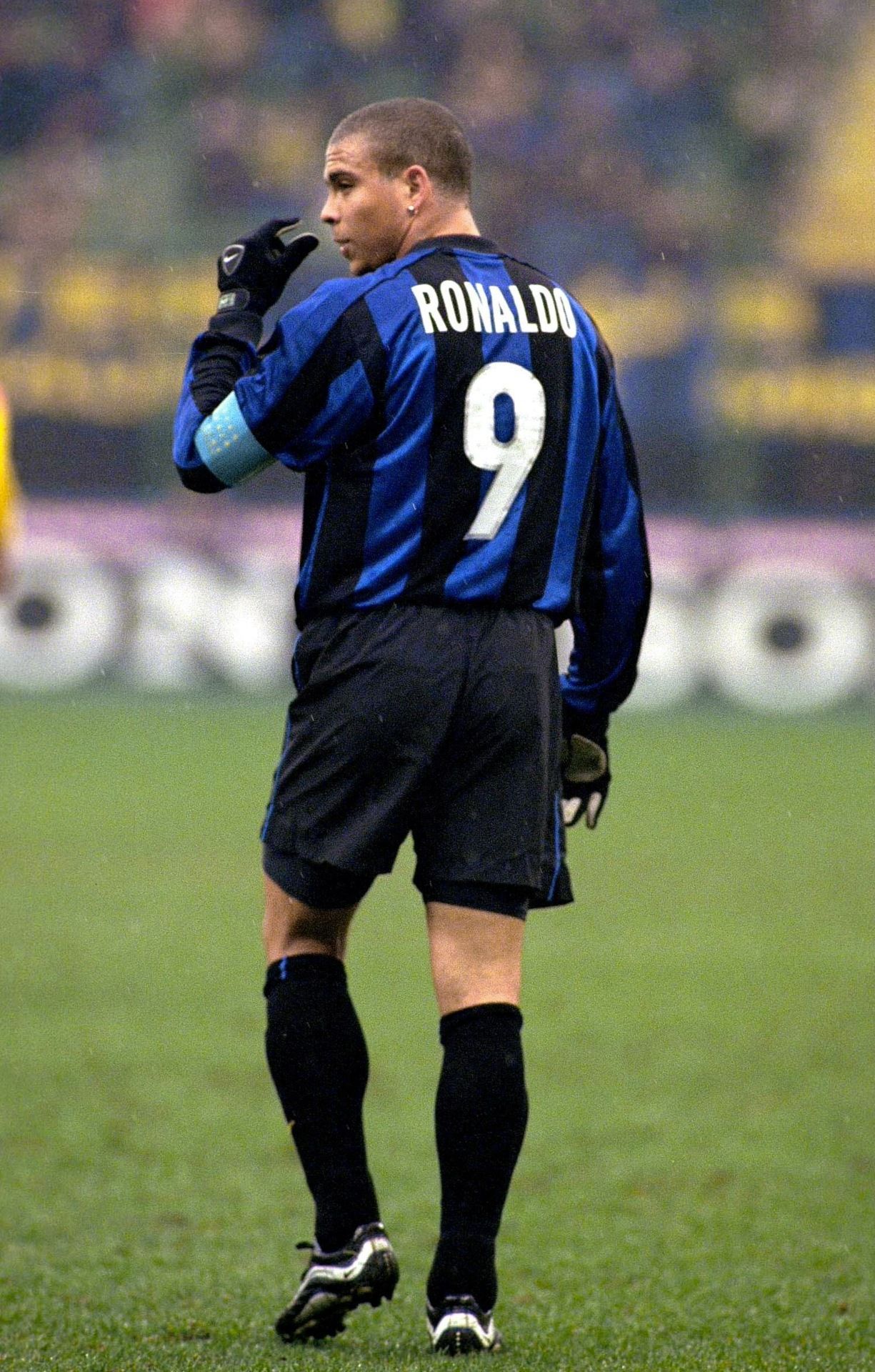 Ronaldo inter milan. Ronaldo fenomeno, Fotografia de futebol