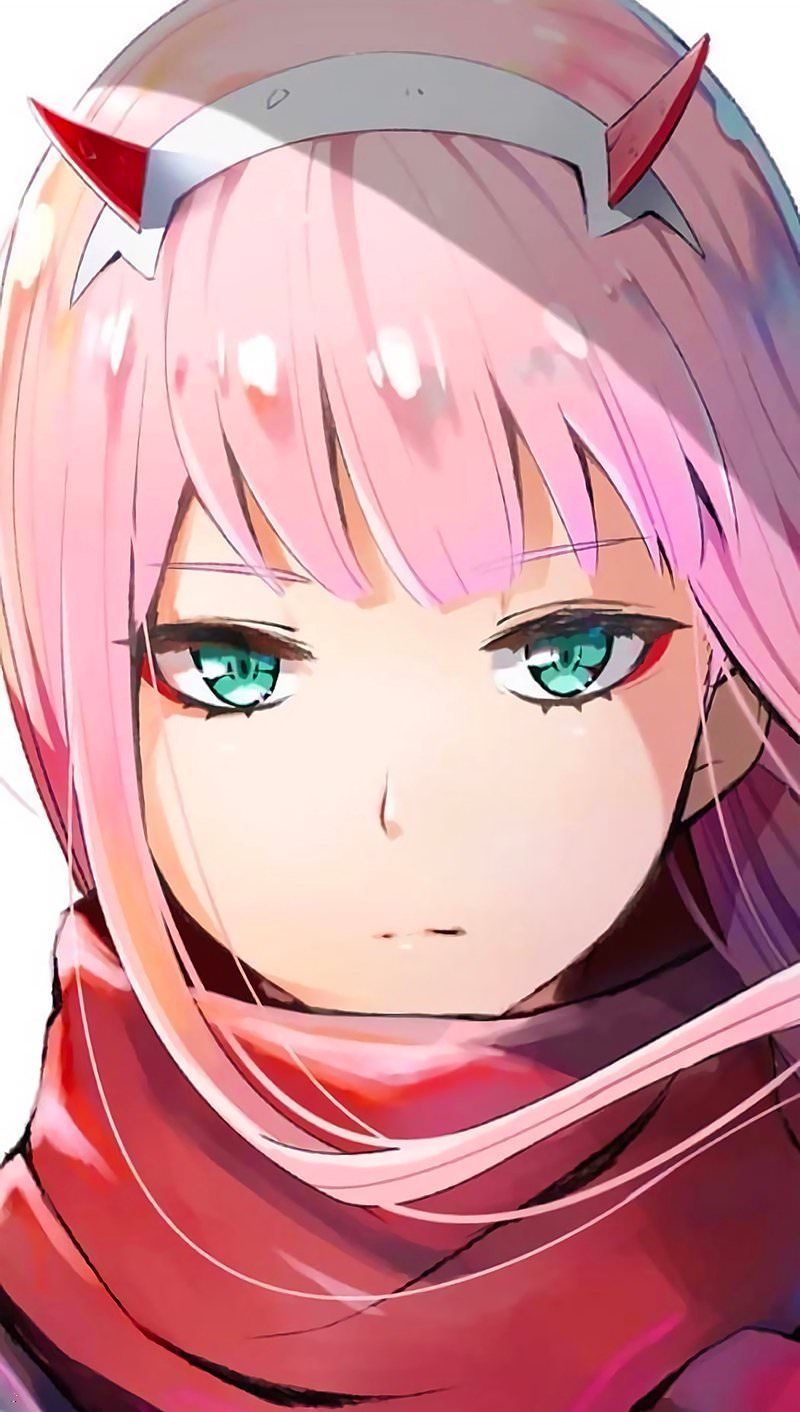 Darling in the Franxx, Zero Two, official art. Anime, Darling