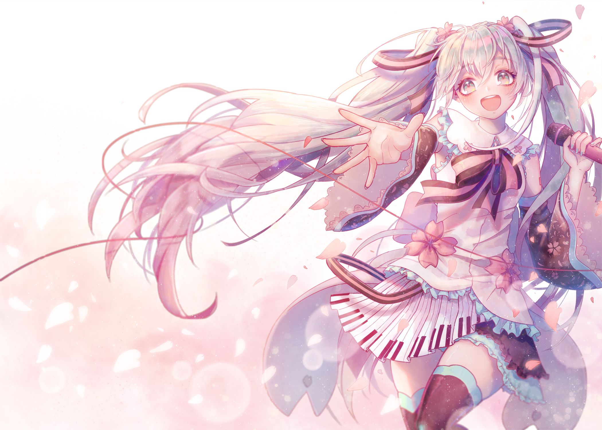 Computer Sakura Miku Wallpapers - Wallpaper Cave