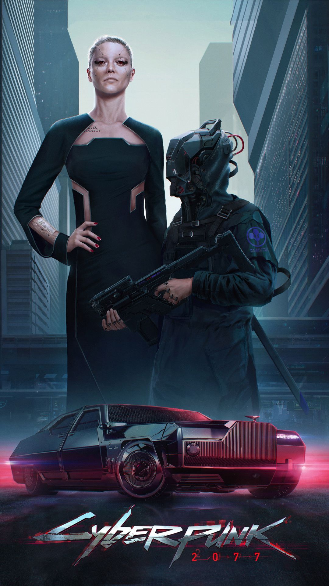 Cyberpunk 2077 2019 Poster 4k Mobile Wallpaper iPhone, Android