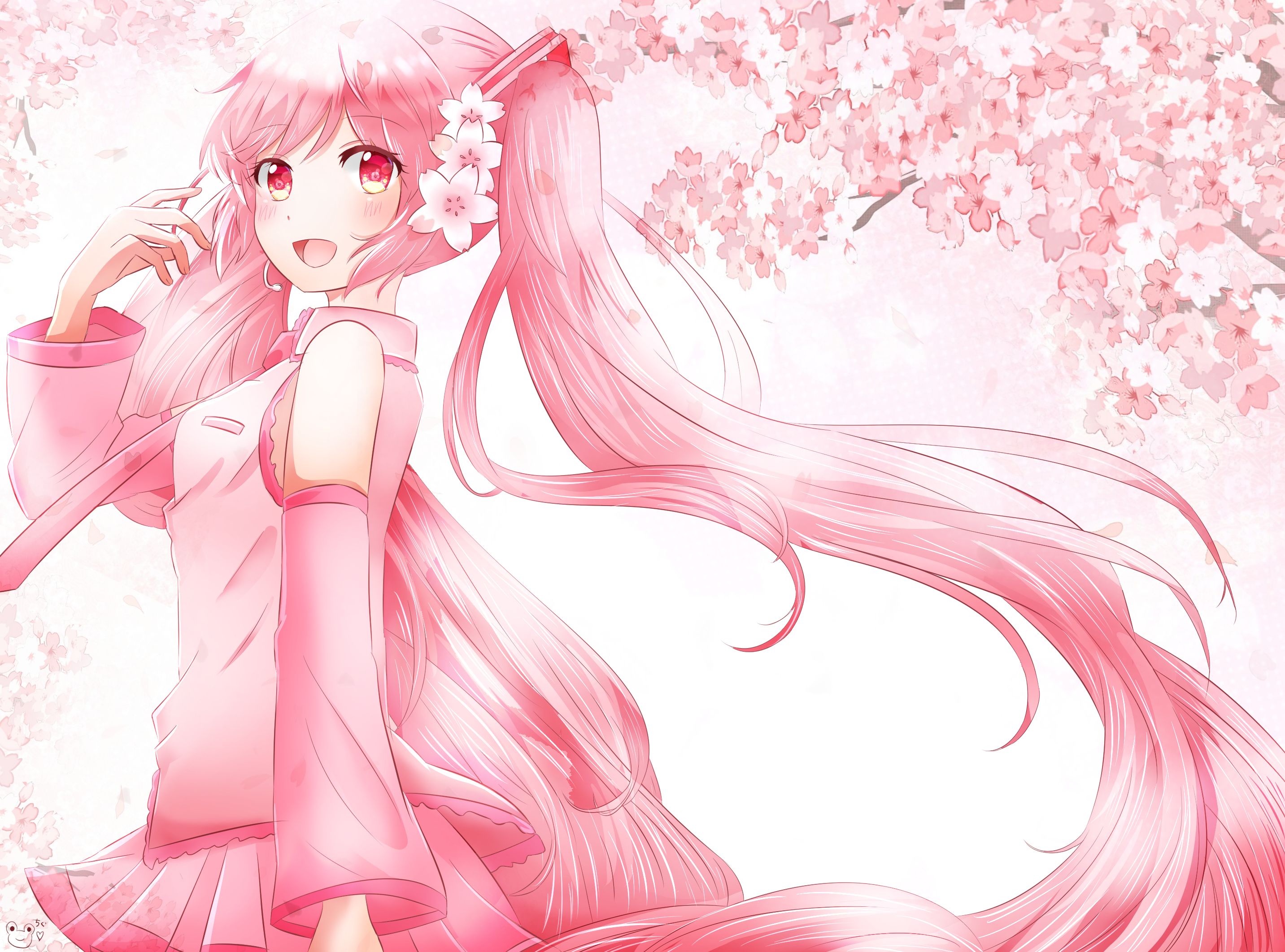 Computer Sakura Miku Wallpapers - Wallpaper Cave