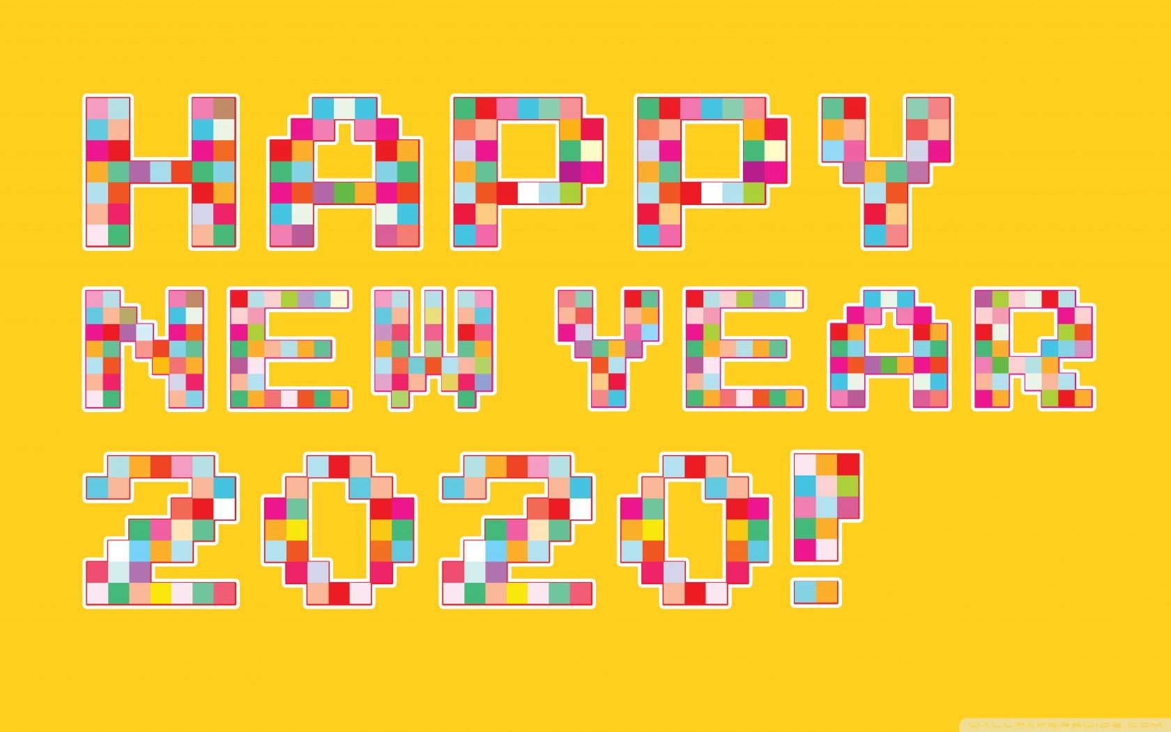 39+] Happy New Year 2020 Pixel Art Wallpapers