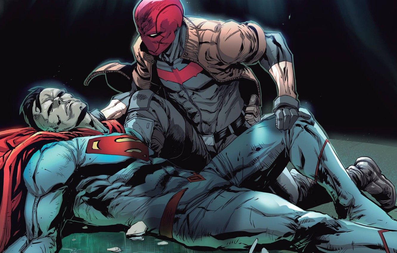 Wallpaper Red Hood, Bizarro, Jason Todd, rebirth, DC, outlaws, red hood and the outlaws image for desktop, section фантастика