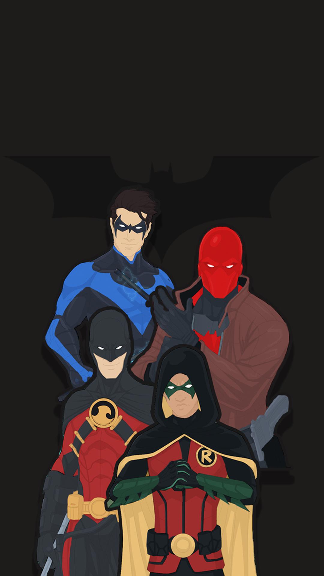 Fan Art A new 'minimalist' Bat boys wallpaper I created using Roy
