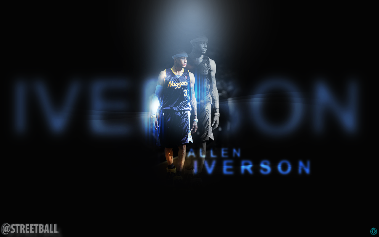 Allen Iverson Denver Nuggets NBA Wallpaper