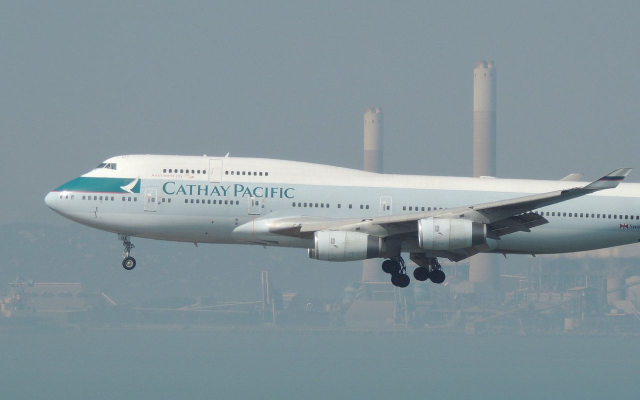 Cathay Pacific Airways says its uses cameras to record passengers