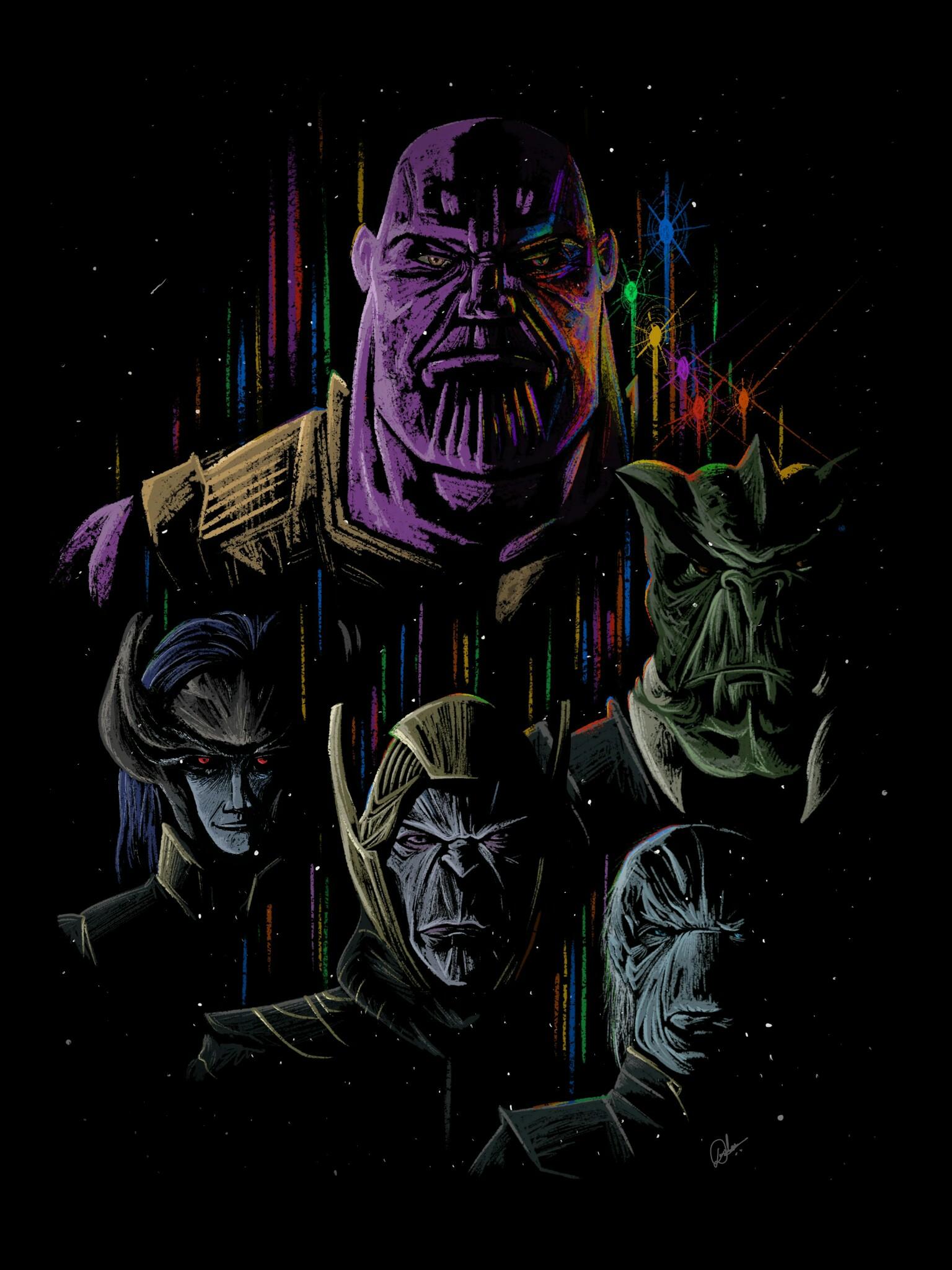 Thanos & The Black Order artwork
