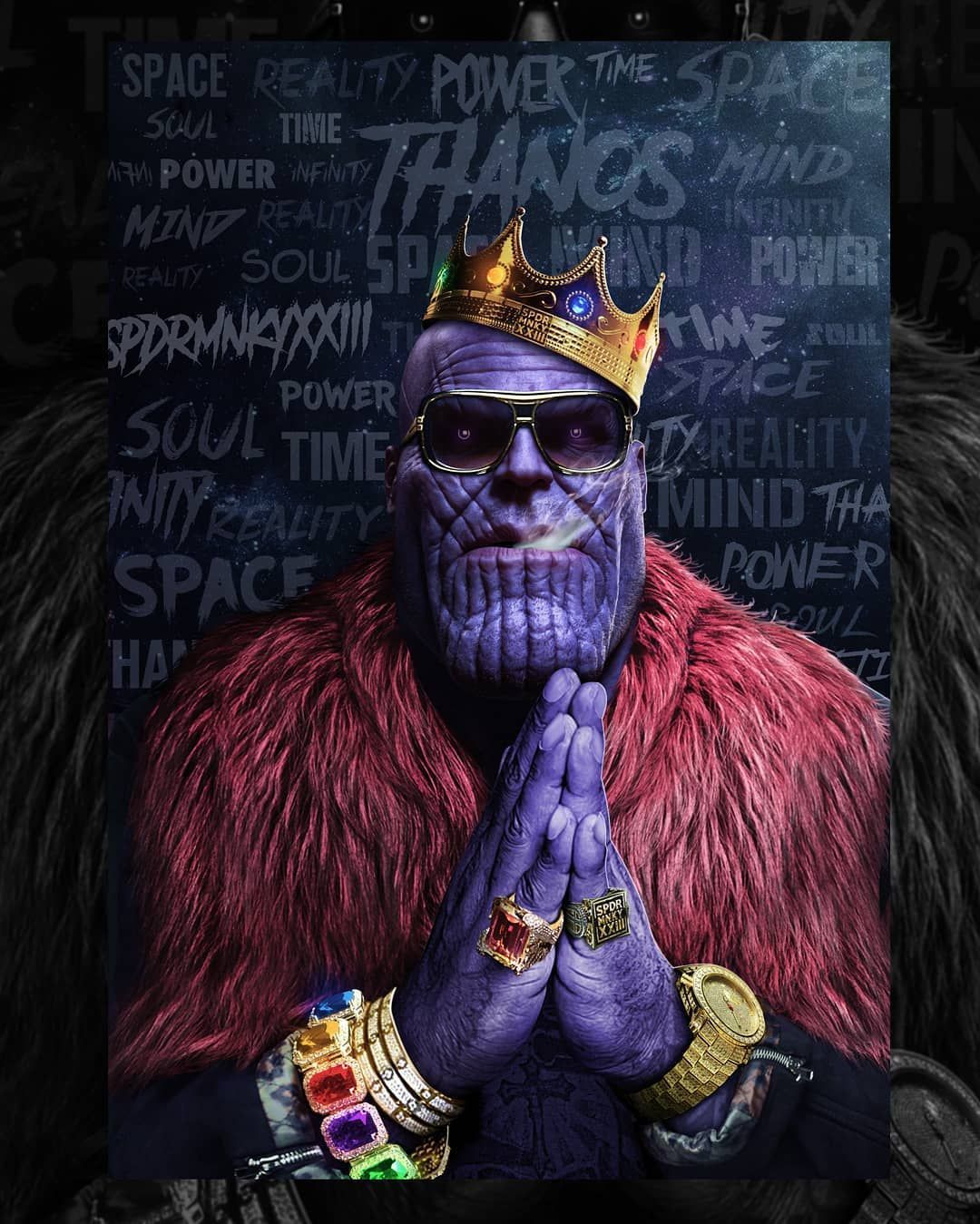 Thanos by spdrmnkyxxiii. Иллюстрации комиксов марвел, Комиксы